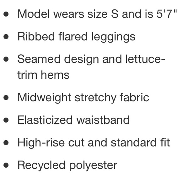 NEW high - waist Flared pants • Pull on with SUPER COOL lettuce Detail - Picture 8 of 8